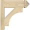 Ekena Millwork Westlake Rough Sawn Arts and Crafts Outlooker, Douglas Fir, 6"W x 16"D x 16"H OUT06X16X16WTL03RDF - alternate 2